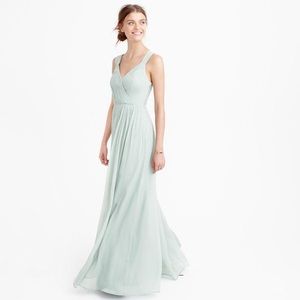 J Crew Dusty Shale Bridesmaid Dress